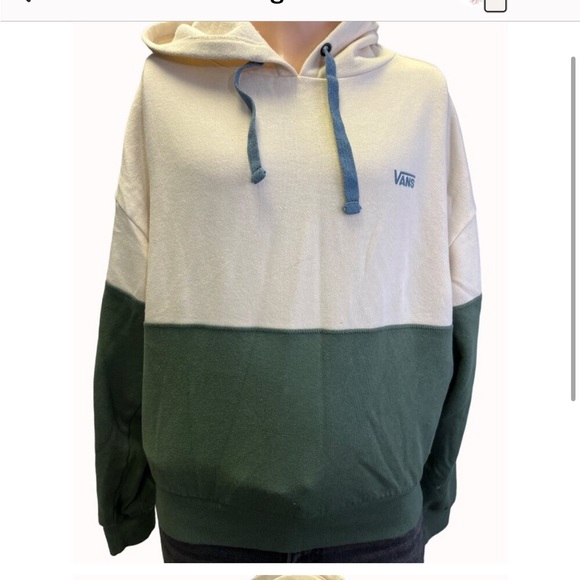 Vans Sweaters - Vans Cream and Green Women's Sweater